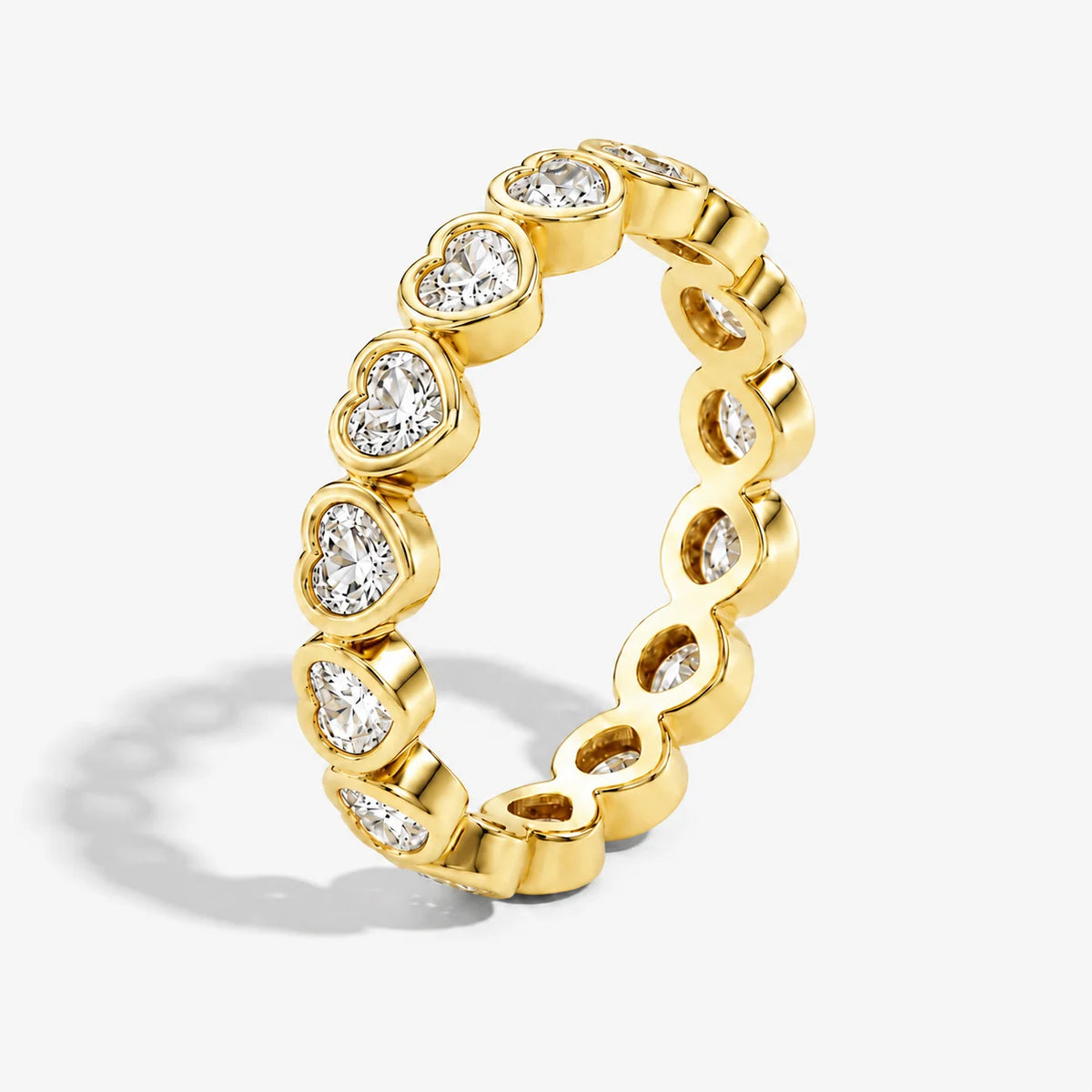 The Cor Lux Ordo Heart Cut Full Eternity Ring