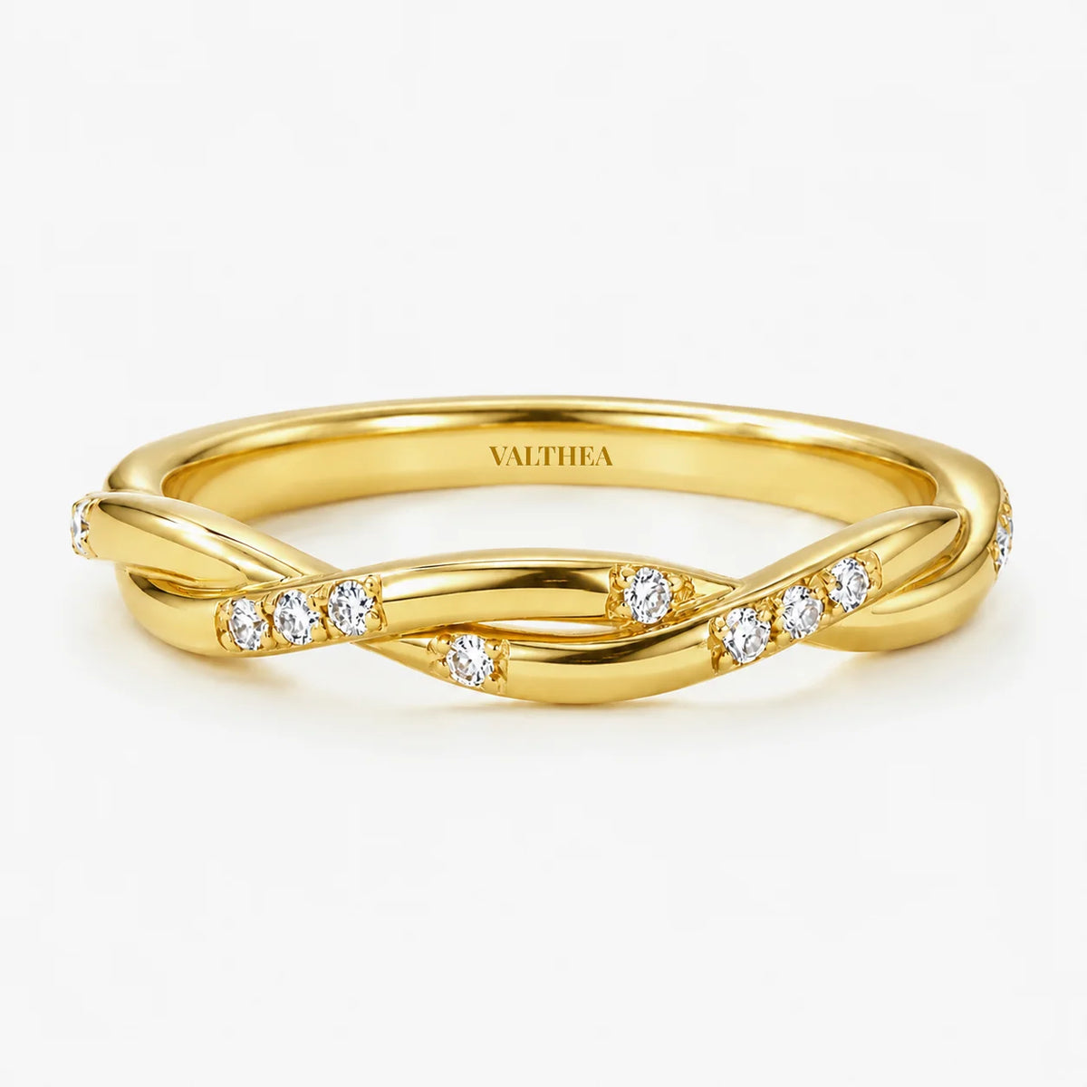 The Cor Lux Ordo Knot Pave Dual-Purpose Ring