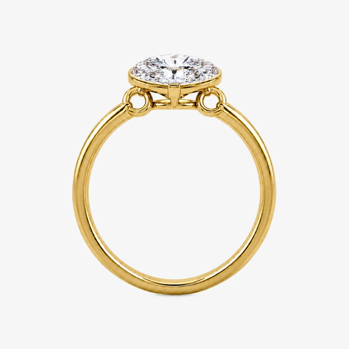 The Lumiere Marquise Bezel Solitaire Ring