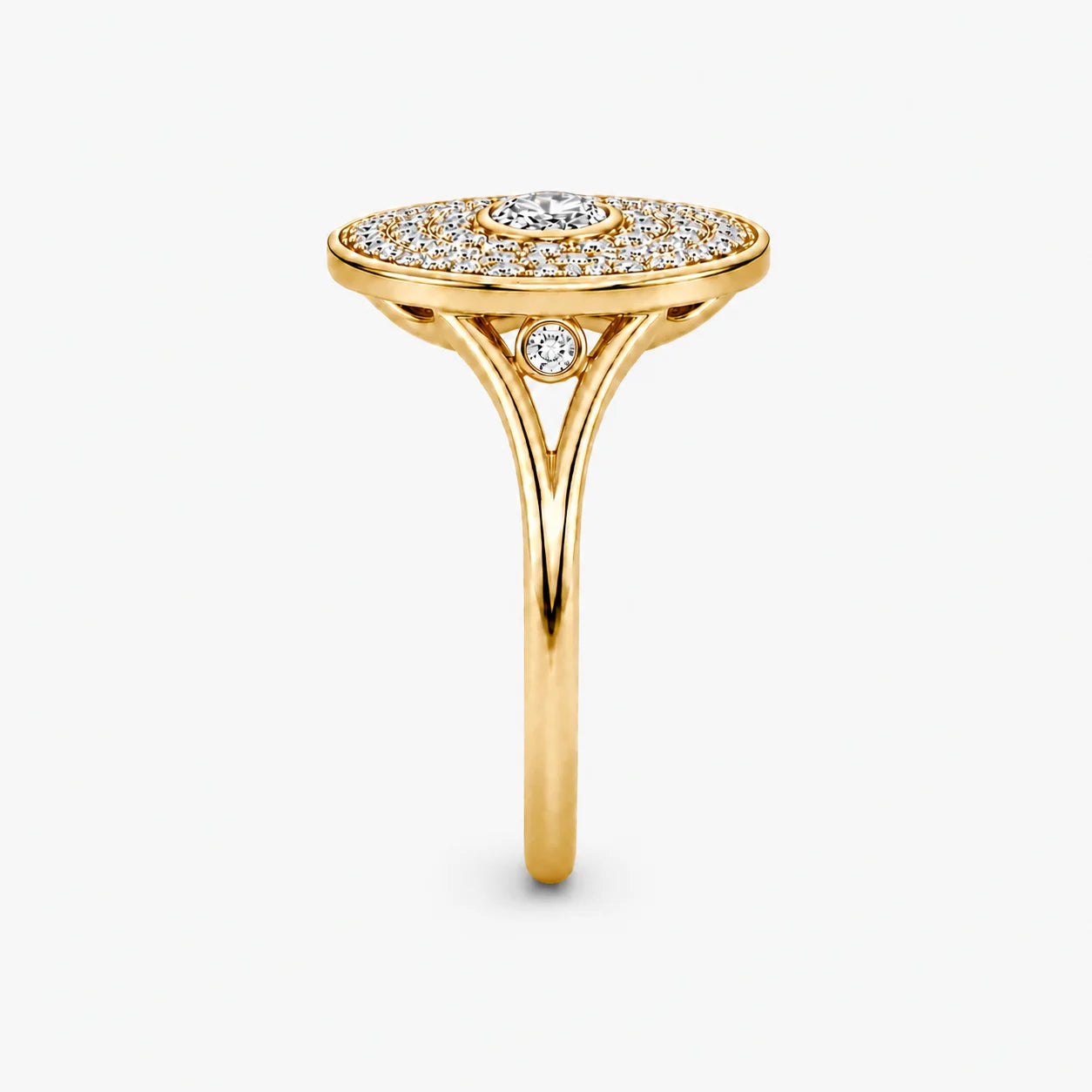 The Lux Ordo Lumiere Scutum Pave Ring