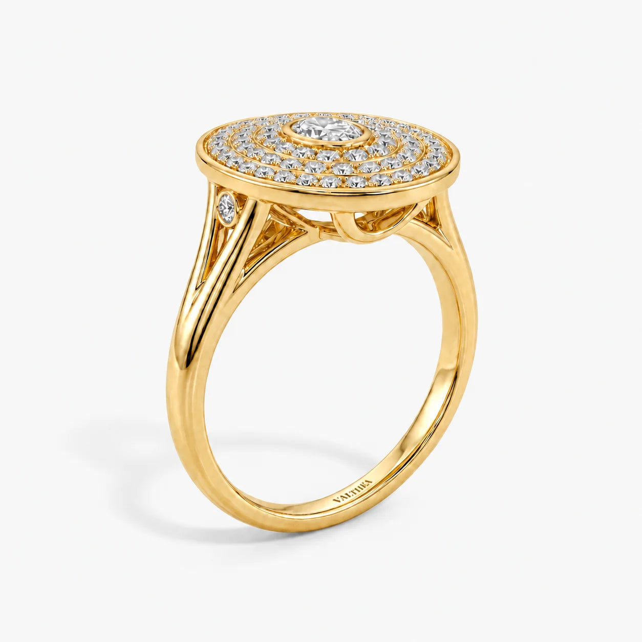 The Lux Ordo Lumiere Scutum Pave Ring