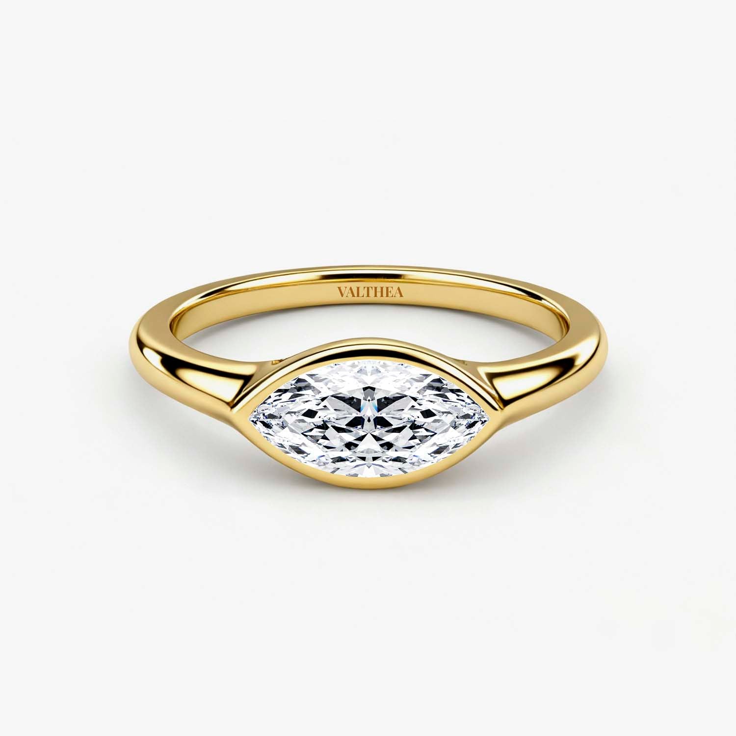 The Modern Marquise Bezel Ring