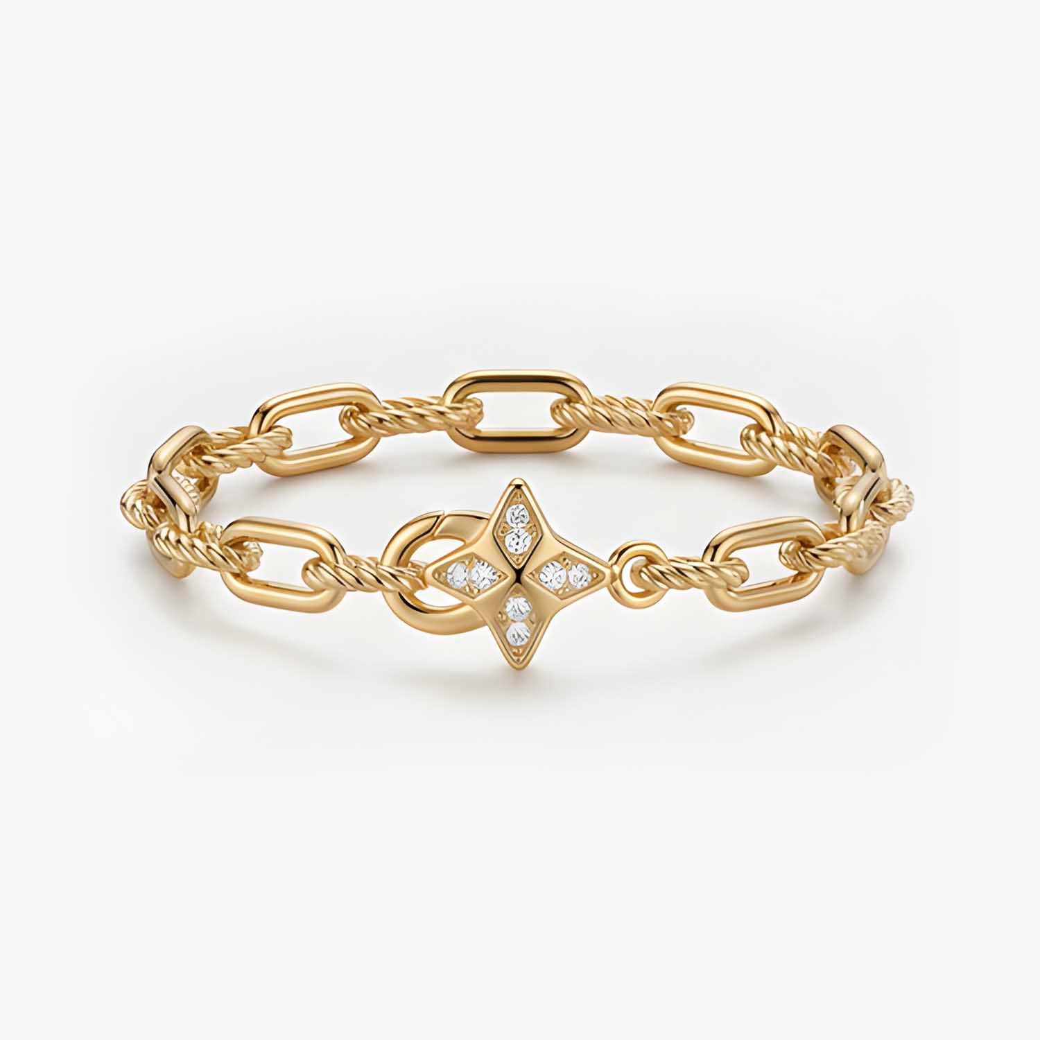 The Lux Ordo Lumiere Star Double-Chain Power Bracelet