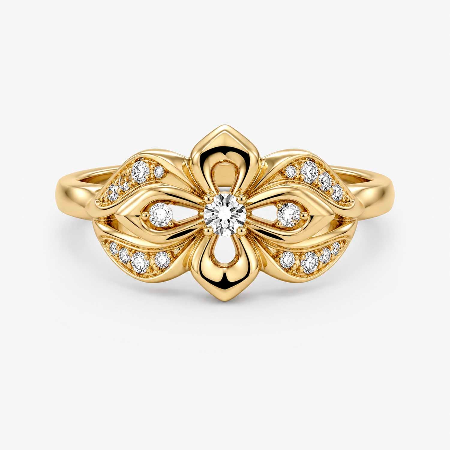 The Lux Ordo Lumiere Quatrefoil Filigree Ring