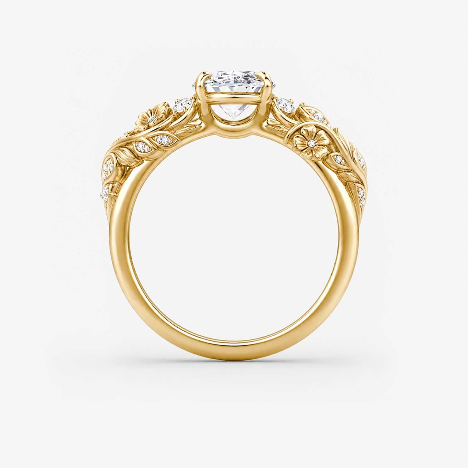 The Clementia Lumiere Round Filigree Floral Ring