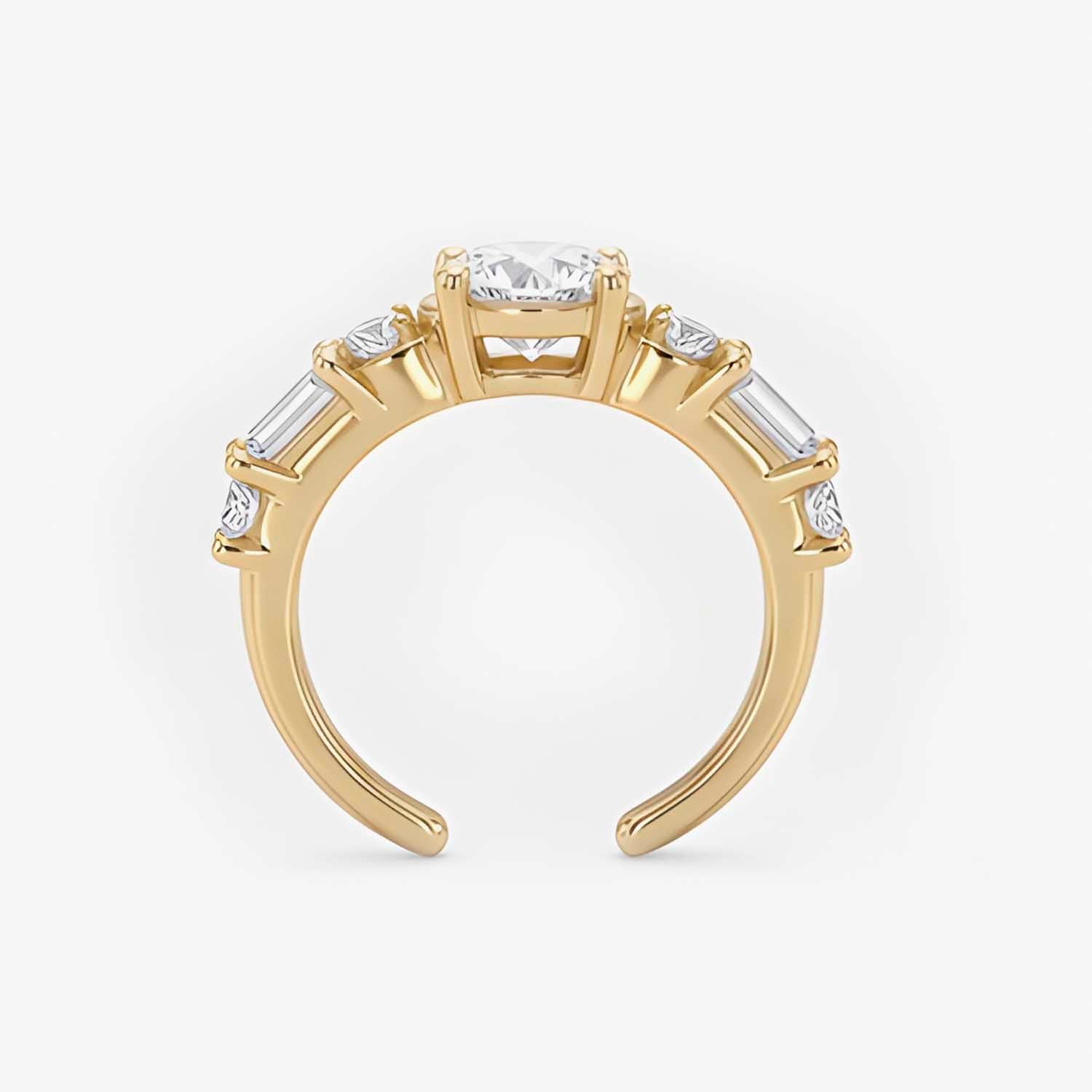 The Lux Ordo Lumiere Open Solitaire Ring