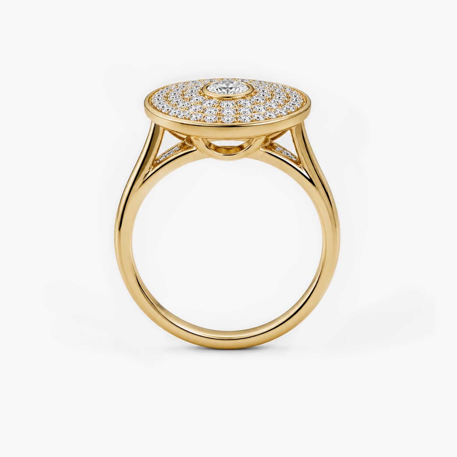 The Lux Ordo Lumiere Scutum Pave Ring