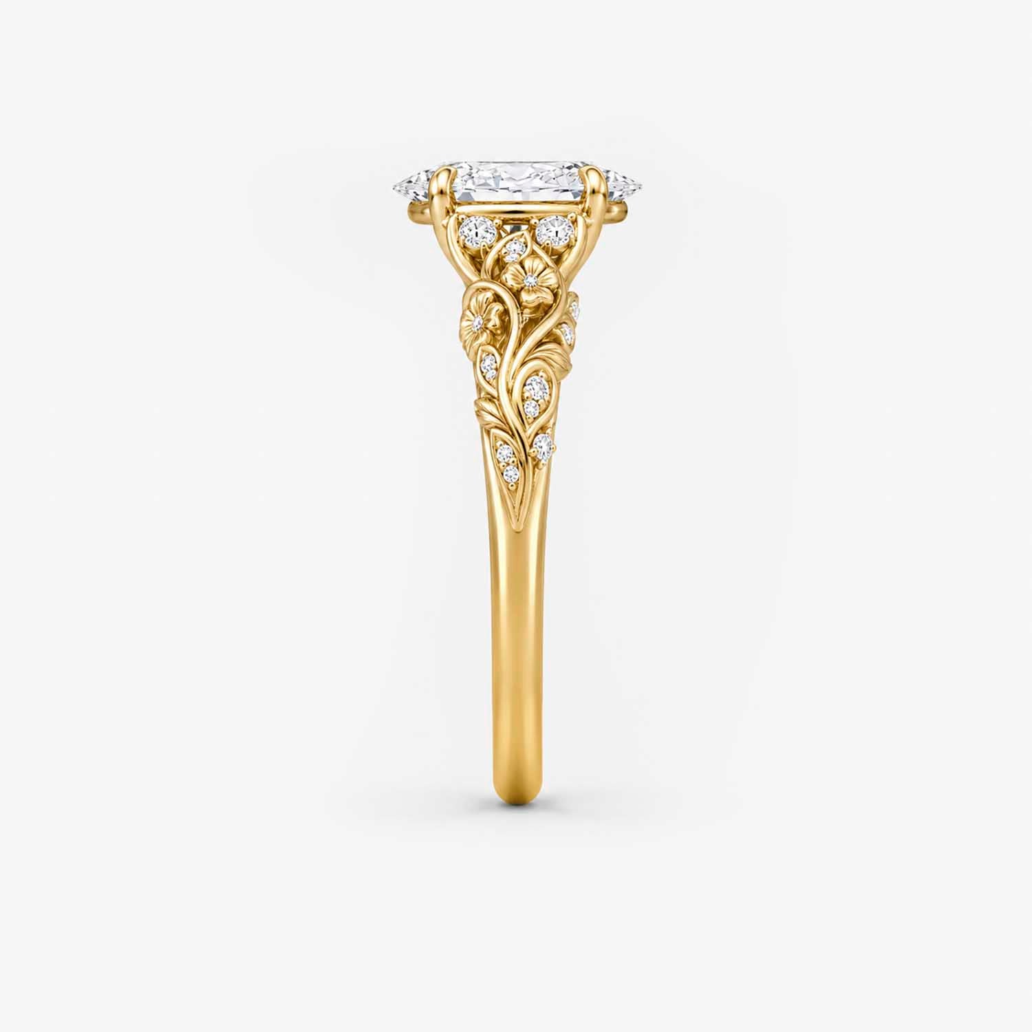 The Clementia Lumiere Round Filigree Floral Ring