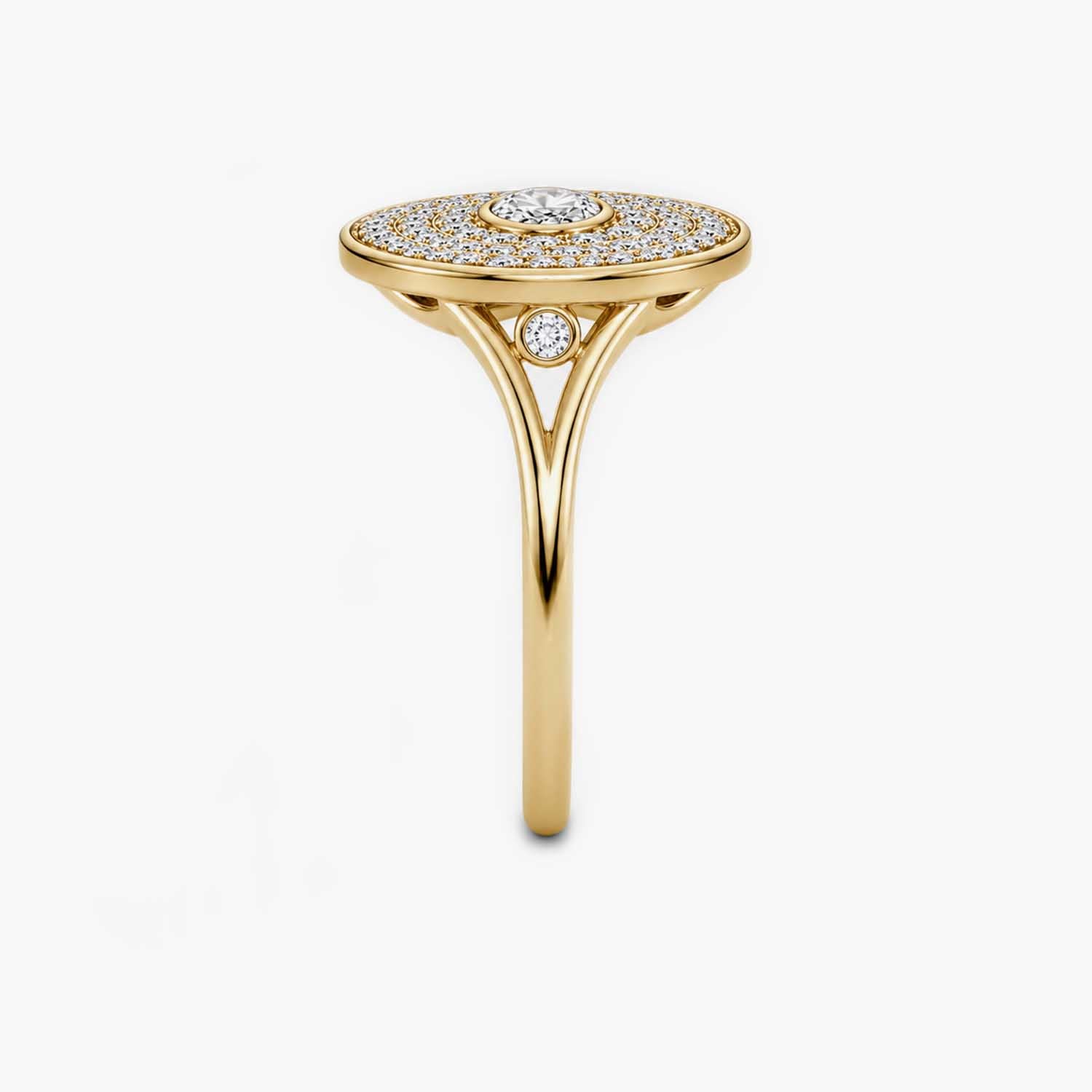 The Lux Ordo Lumiere Scutum Pave Ring