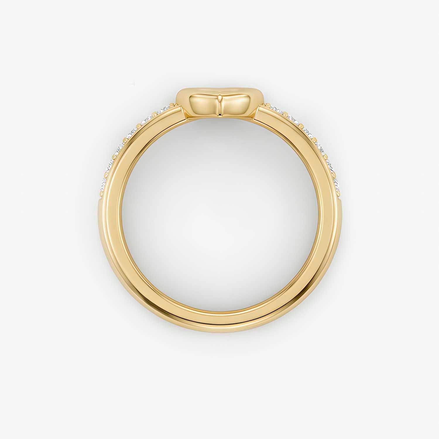 The Cor Cordis Heart Pave Promise Ring