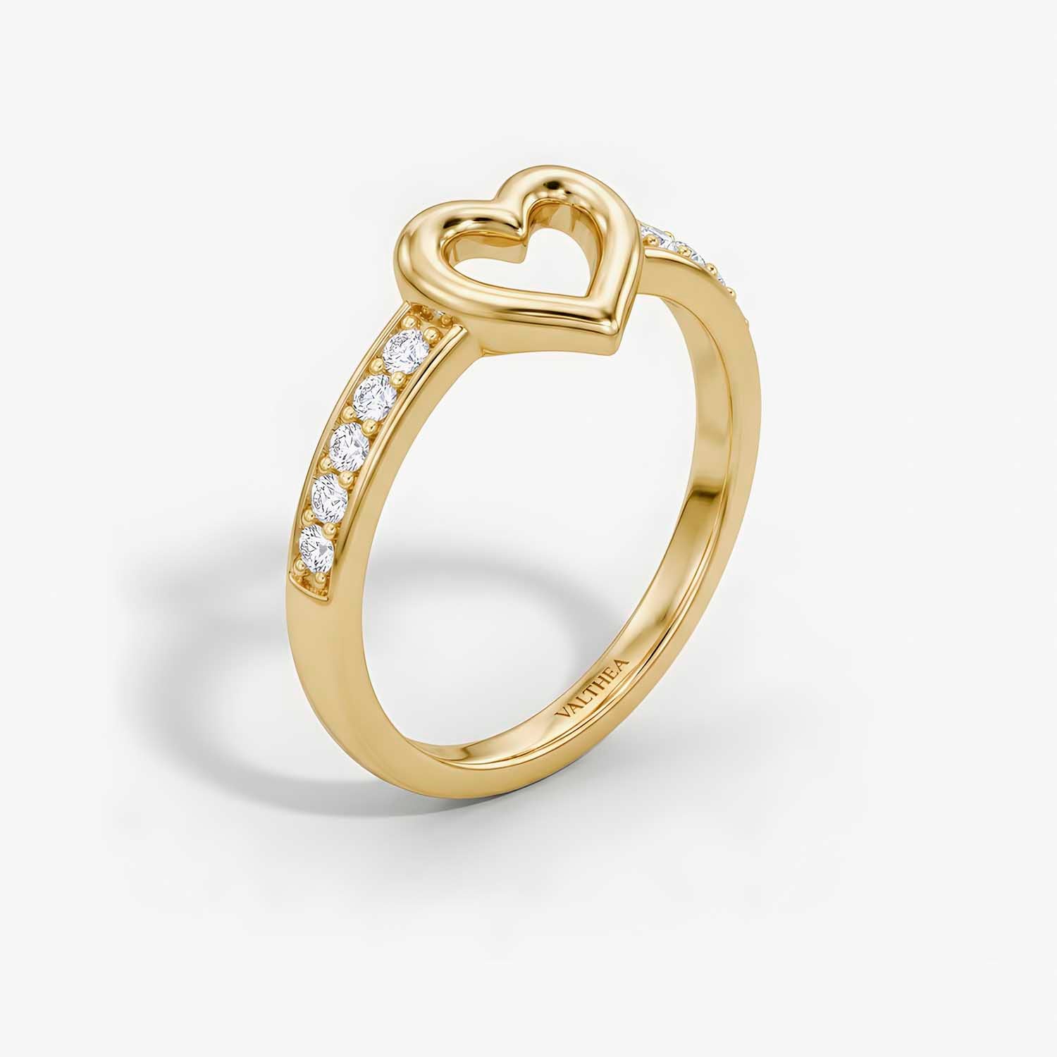 The Cor Cordis Heart Pave Promise Ring