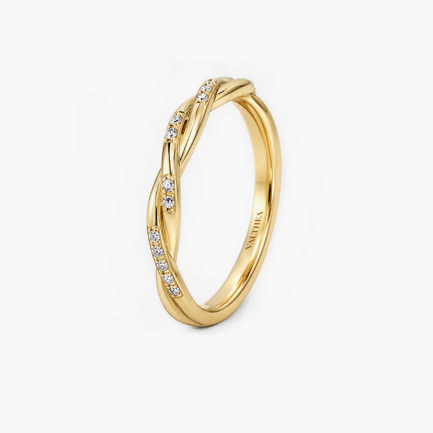 The Cor Lux Ordo Knot Pave Dual-Purpose Ring