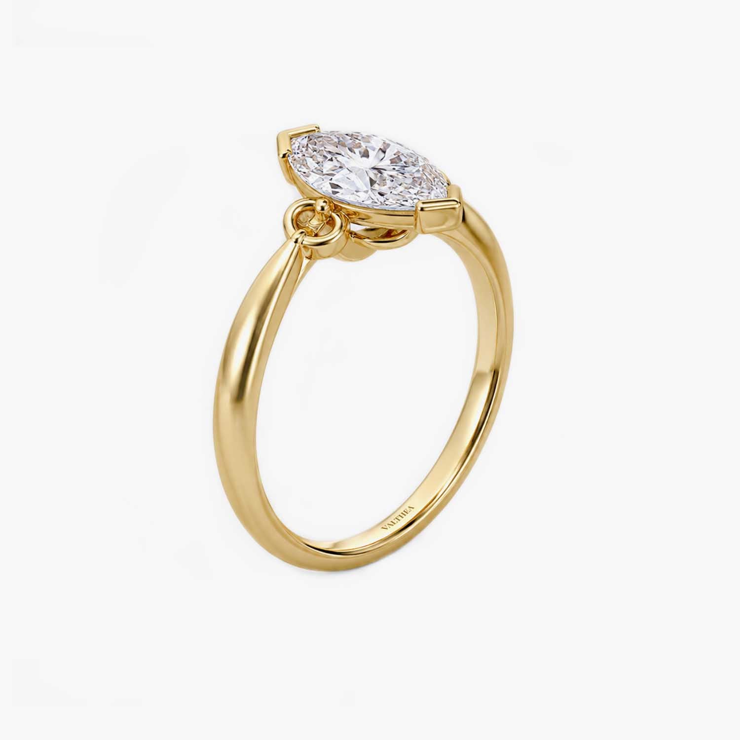 The Lumiere Marquise Bezel Solitaire Ring