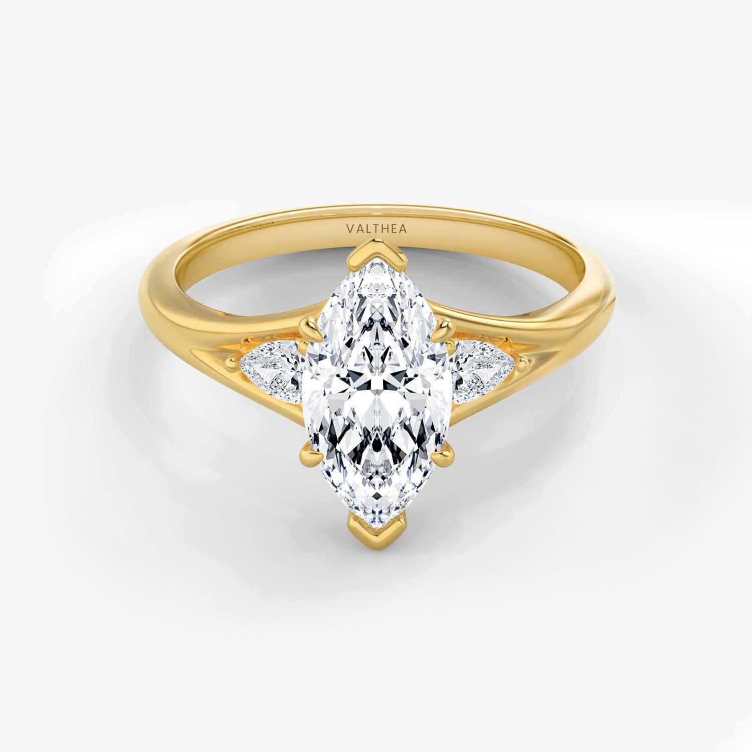 The Crescent Trio Ring