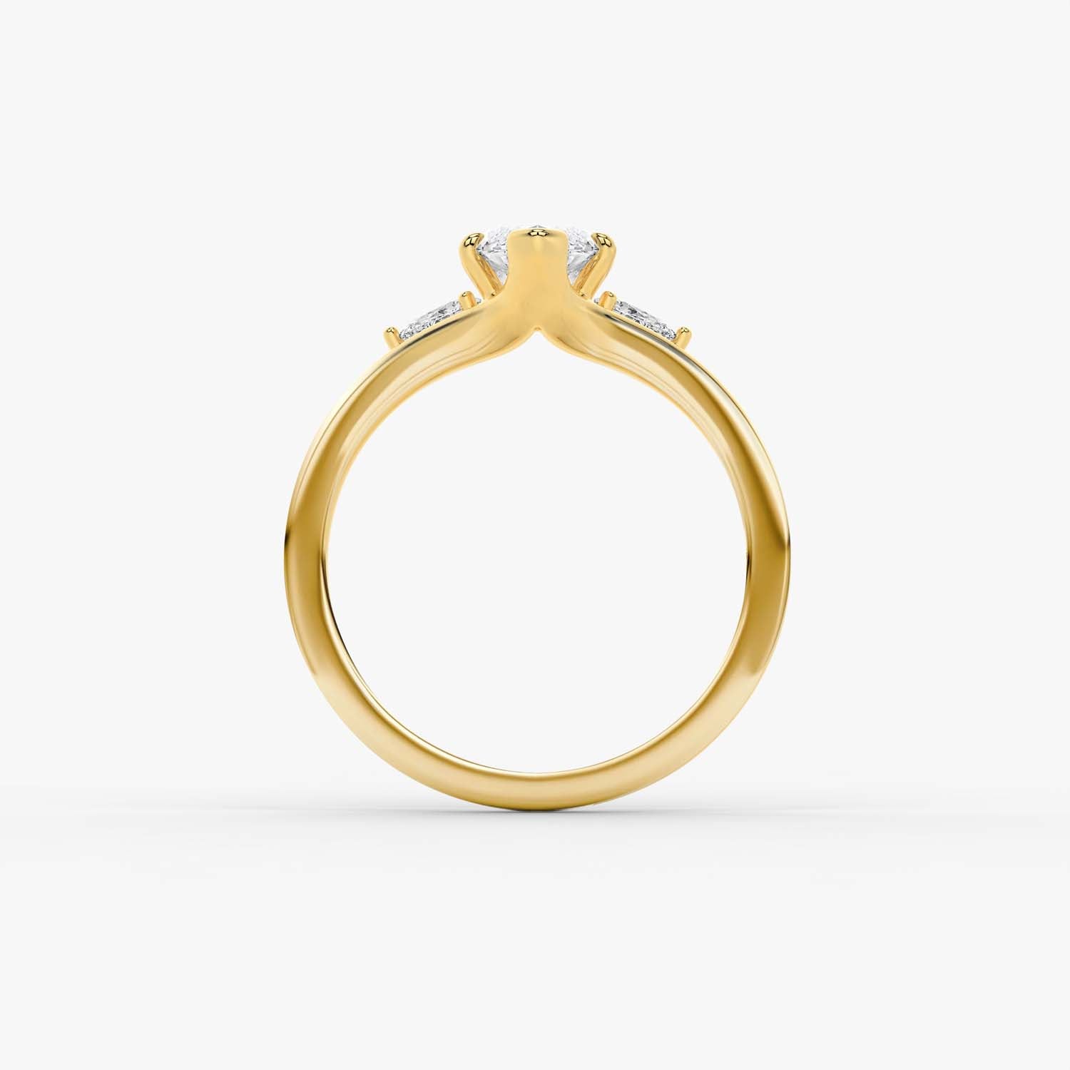 The Crescent Trio Ring