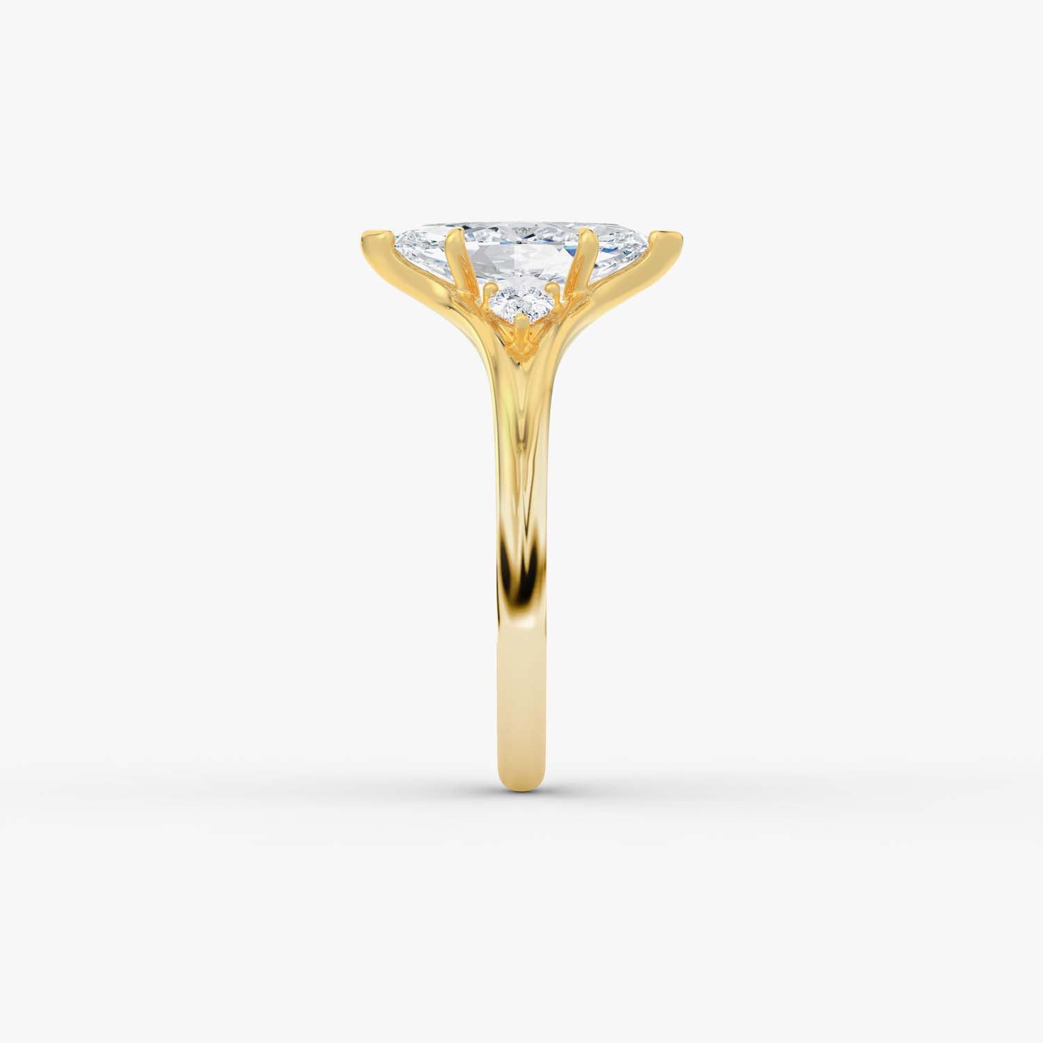 The Crescent Trio Ring