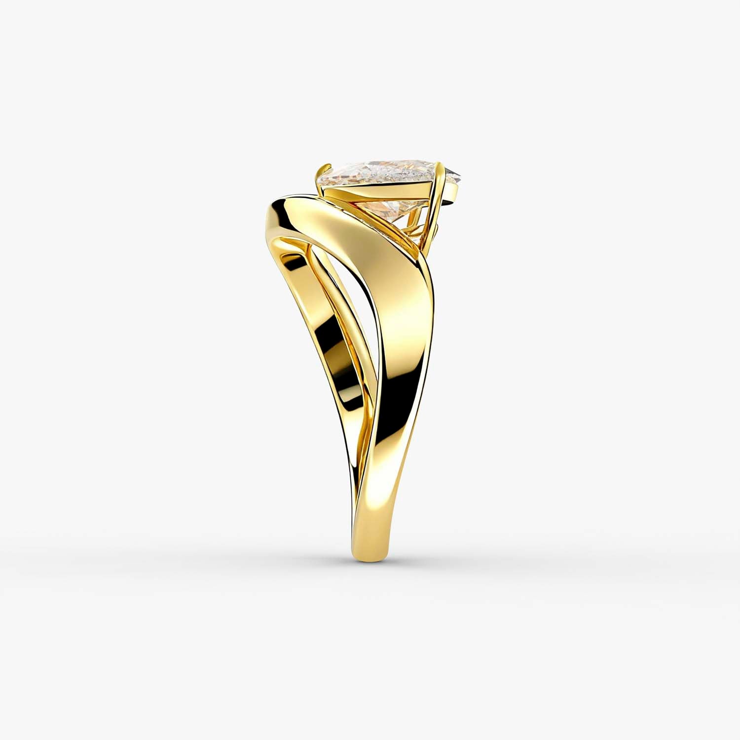 The Sculpted Flow Ring