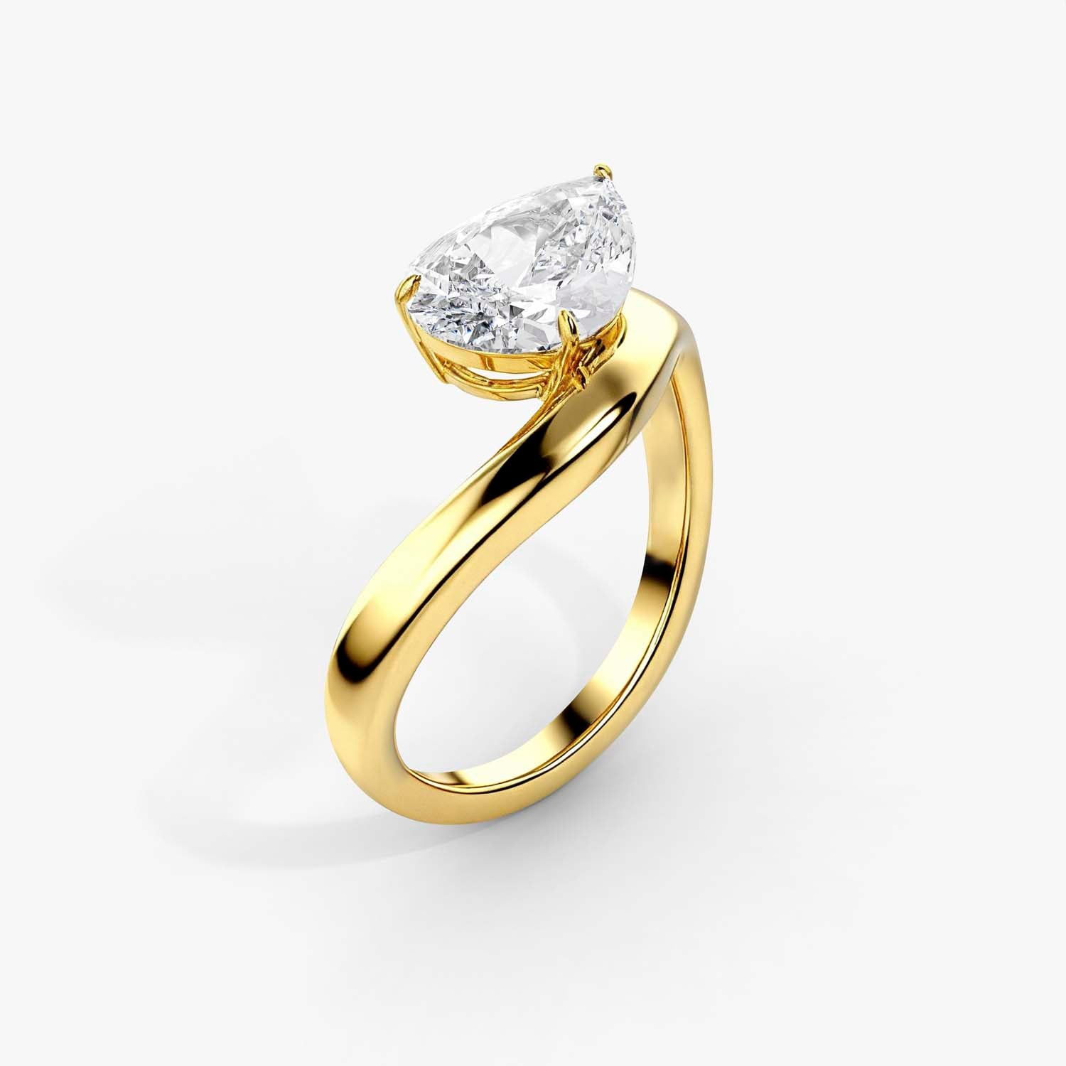 The Sculpted Flow Ring