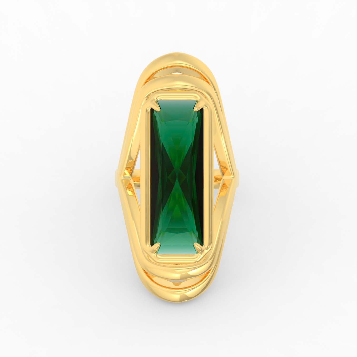 The Deco Sentinel Ring
