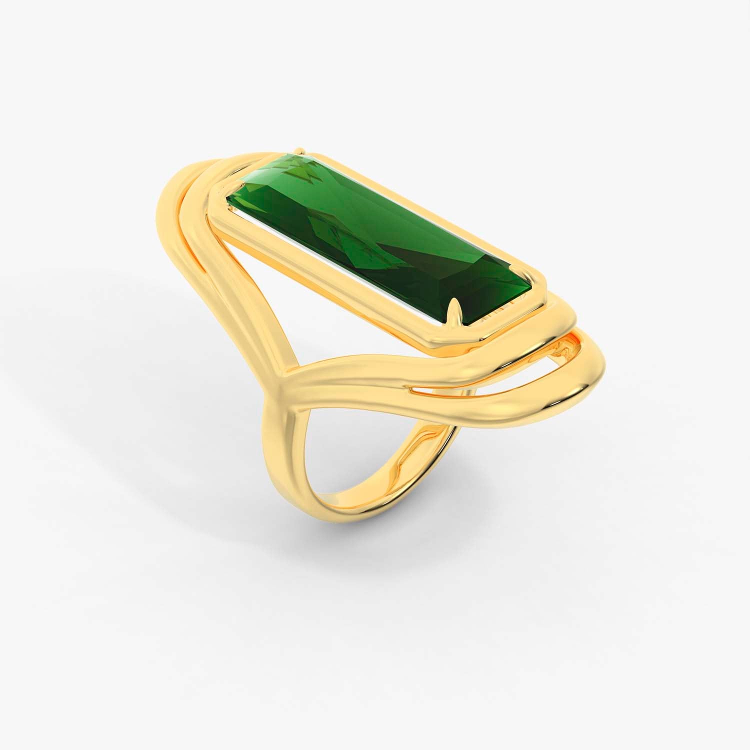 The Deco Sentinel Ring